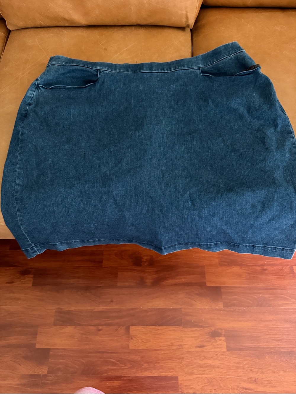 Kim Rogers Dark Blue Denim Mini Skirt